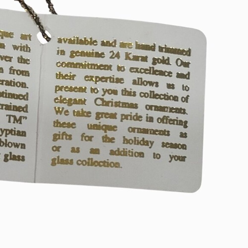 Kurt S. Adler Luxor Collection Glass Ornament Gold - Picture 7 of 8